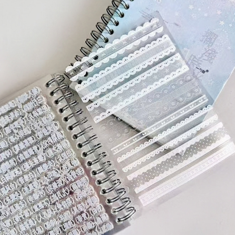 Sticker Book Double Transparent White Film Coil Little Animal Star ...