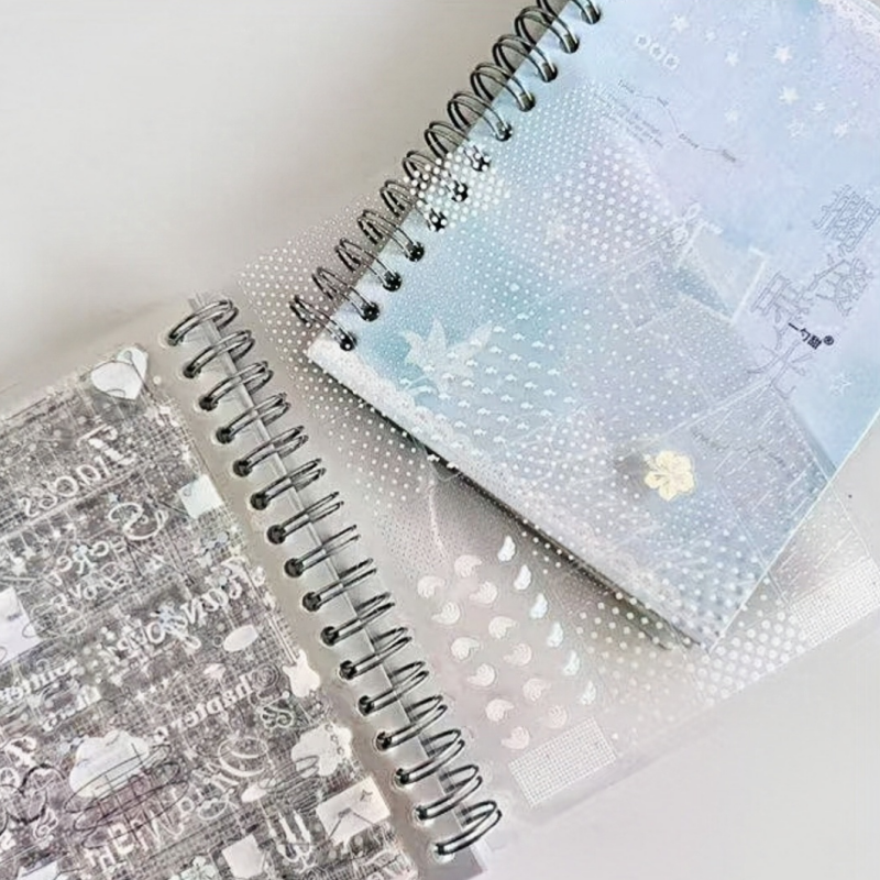 Sticker Book Double Transparent White Film Coil Little Animal Star ...