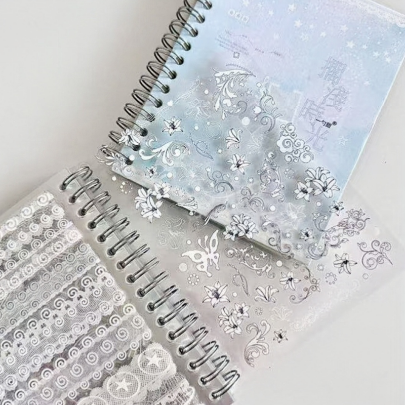 Sticker Book Double Transparent White Film Coil Little Animal Star ...