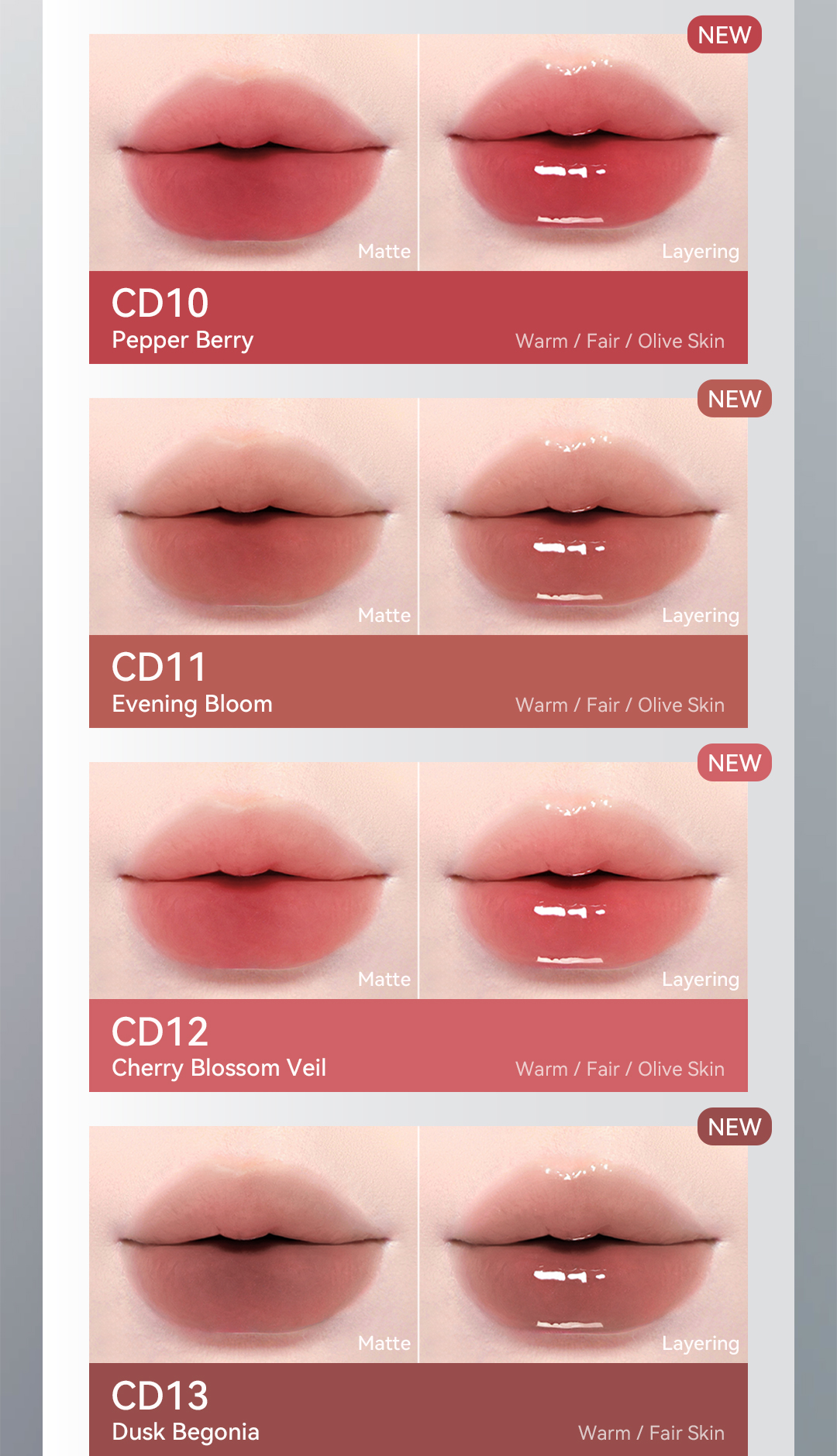 AZTK Lipstick Matte Double Touch Lip Gloss Double End Long-Lasting ...