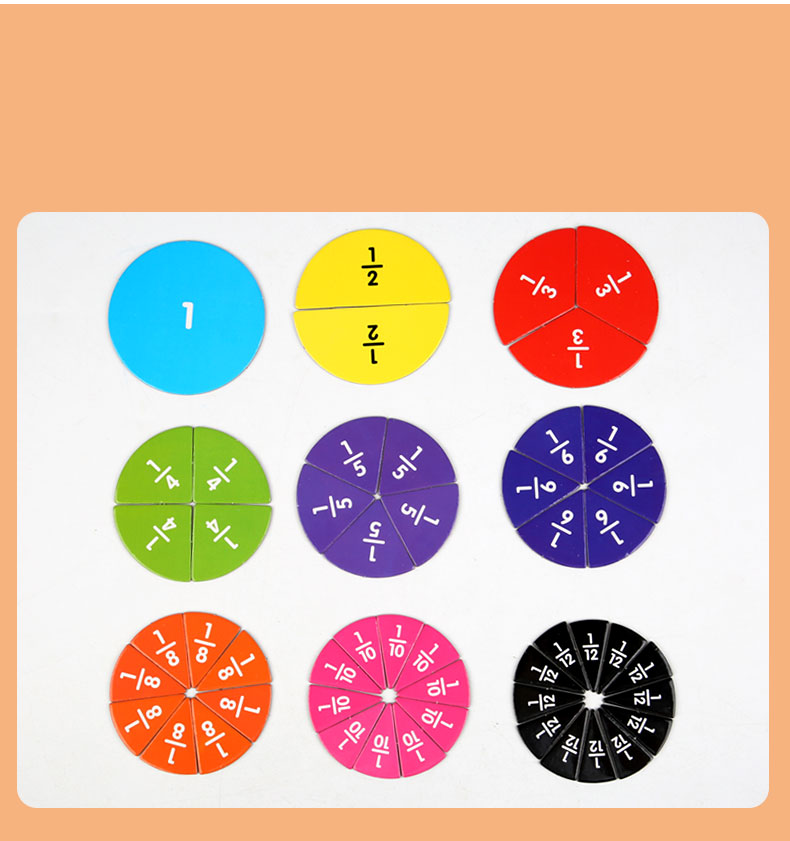 Magnetic Fraction Demonstration Set for Kids | Montessori Math ...
