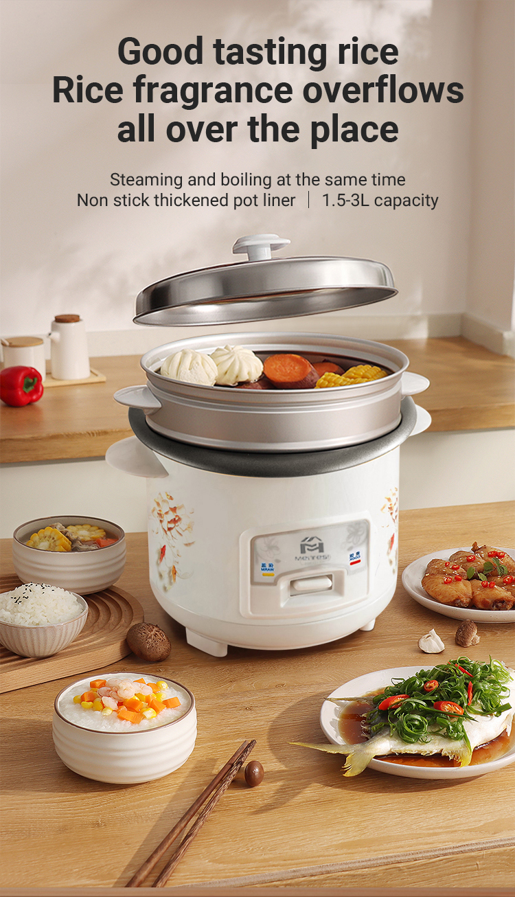 Rice cooker 3L 2L 1.5L rice cooker 1-5 people use non stick pan mini ...
