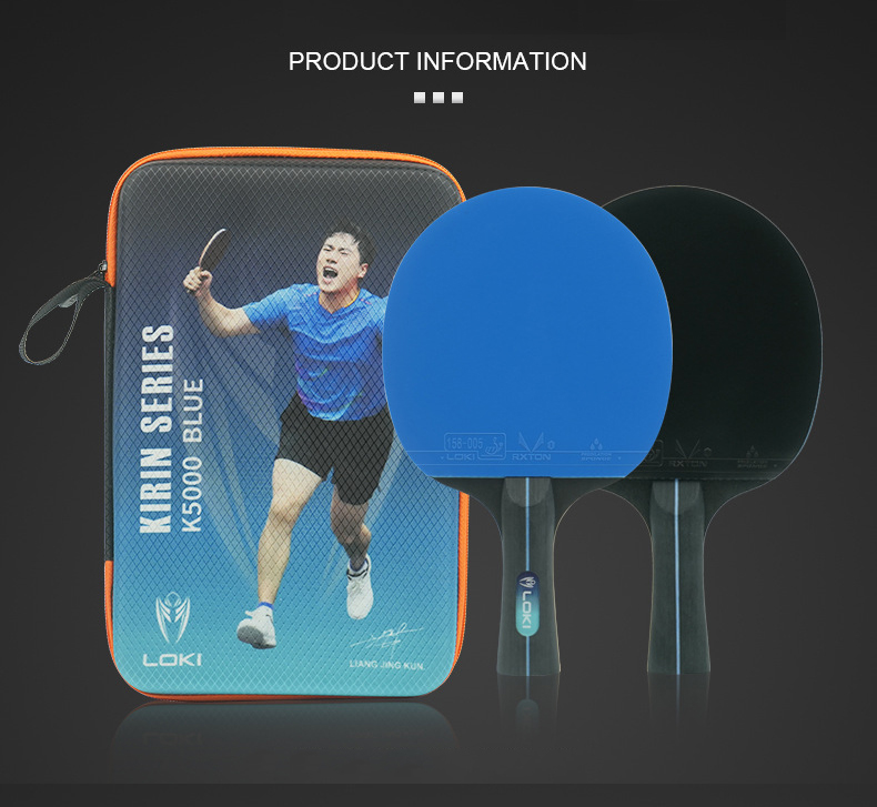Original Loki K5000 Ping Pong Bats ITTF Approved Table Tennis Rackets ...