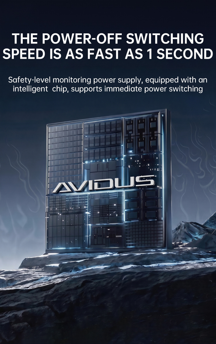AVIDUS S110 PL 10400mAh 36W Expose CCTV Mini UPS Power for CCTV Camera ...
