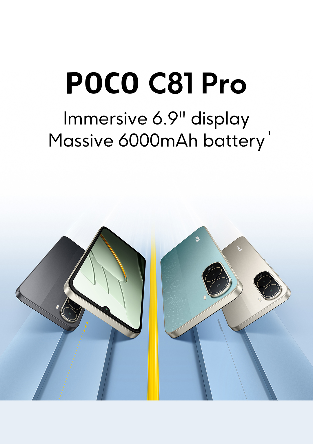 POCO C81 Pro | 4GB+64GB/4GB+128GB/4GB+256GB | Immersive 6.9