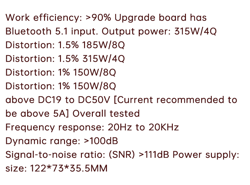 TPA3255 Fancier grade HIFI Digital Amplifier Board300W*2High Power2 ...