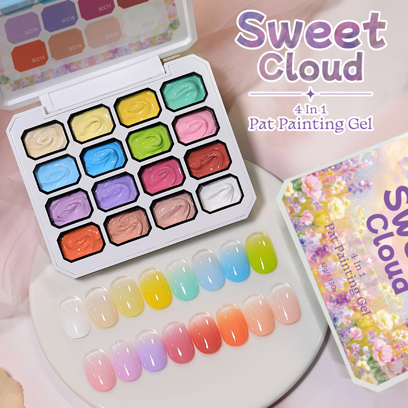 【Local】UR SUGAR 16-Grid Color Pat Painting Gel Nail Polish High ...