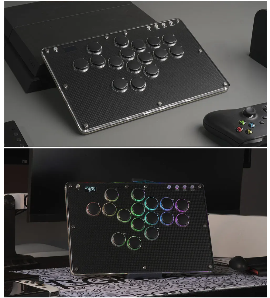 Haute42 T16 Texture Full-Key Arcade Controller for Switch/PC/PS4/PS3 ...