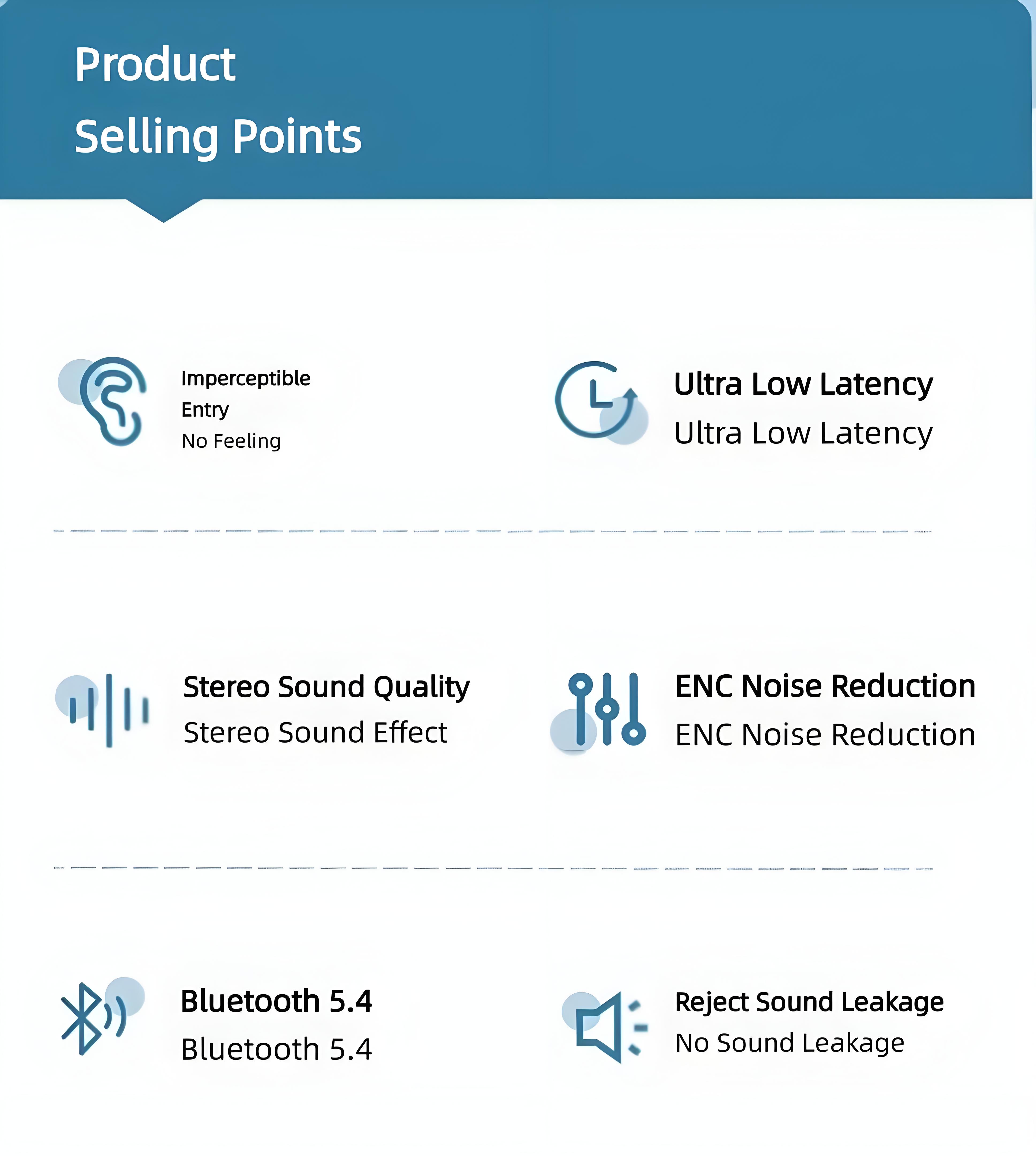 HP H10J Earphones Bluetooth 5.4 Men Women Headphones 2026 Headsets ...