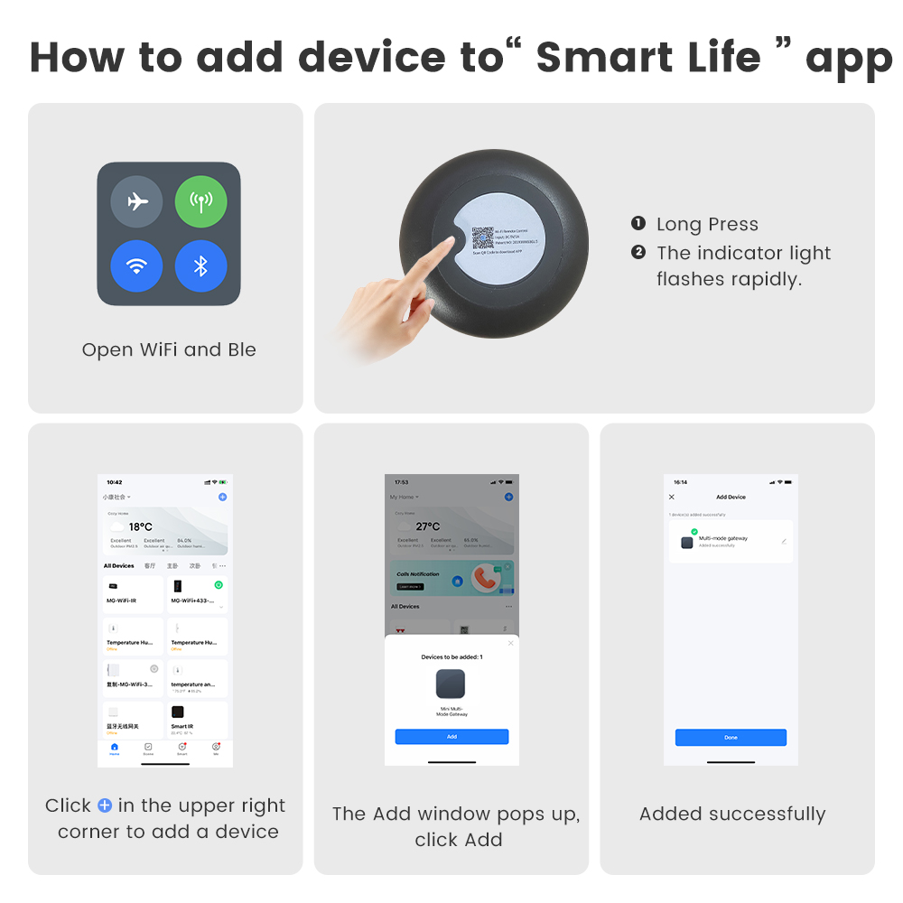 SMATRUL Smart Ir Remote Control Wifi Blaster Controller Universal ...