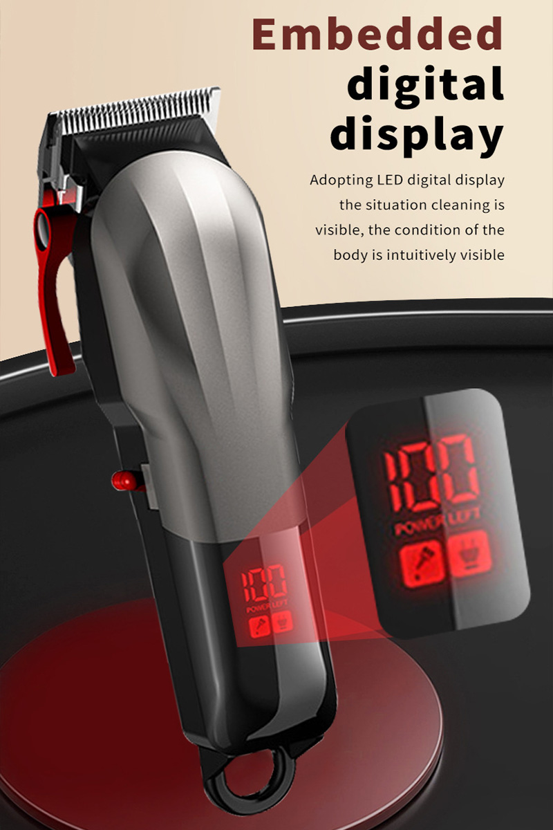 WMARK Rechargeable Electric Hair Clippers Cordless Shaver Machine ...