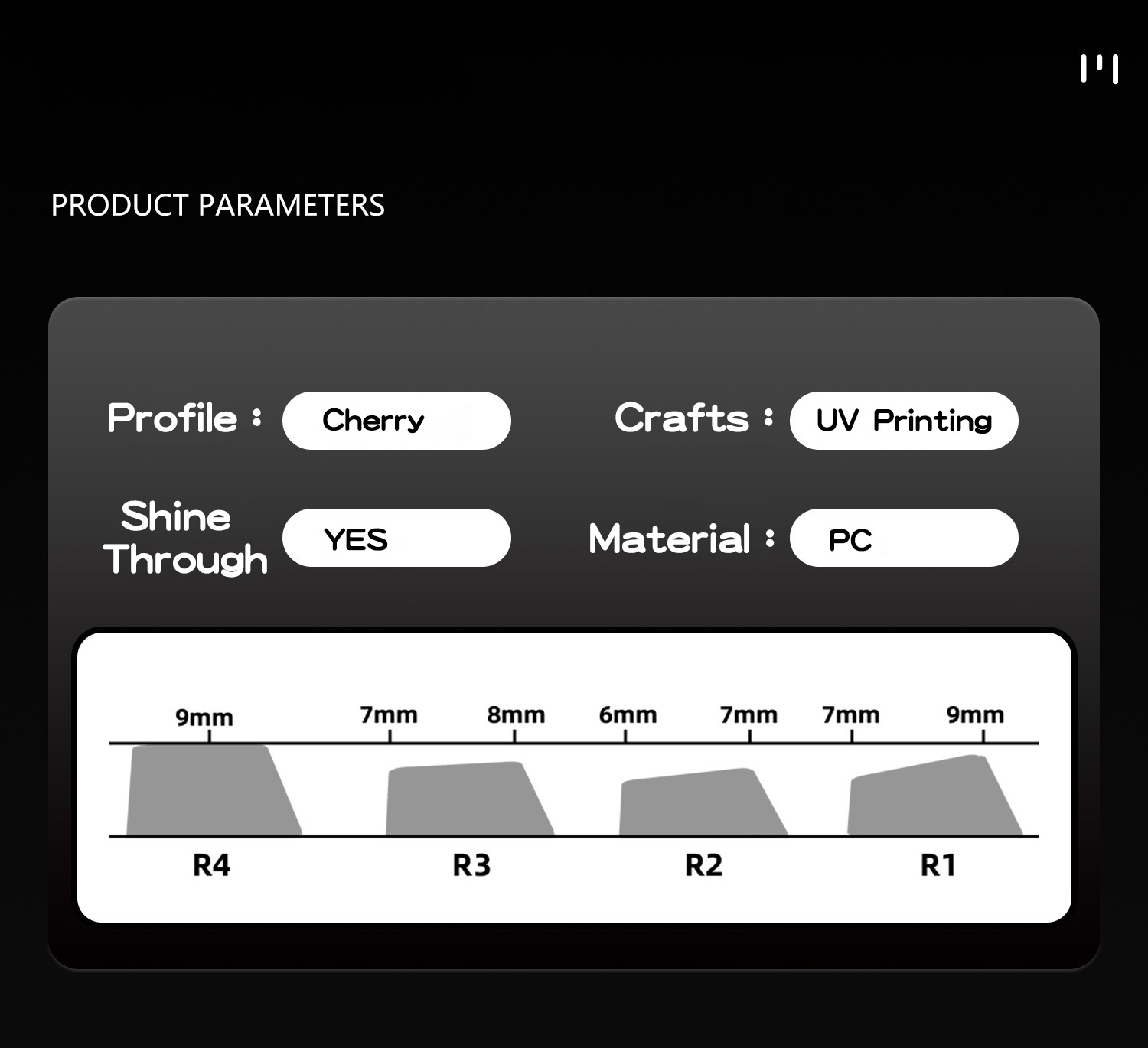 CS:GO Printstream Keycaps Carbon Fiber Texture Series PC Material UV ...