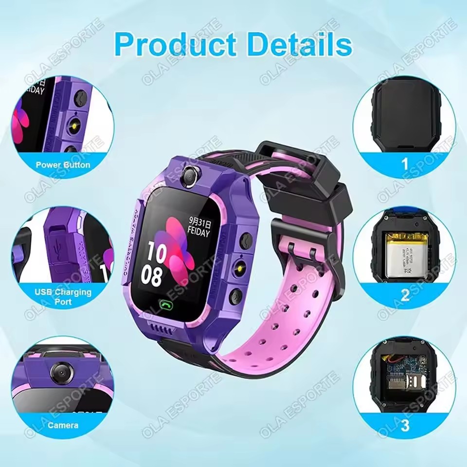 Kids SOS Location Child Smart Watch Smartwatch Sim Card Call Camera ...