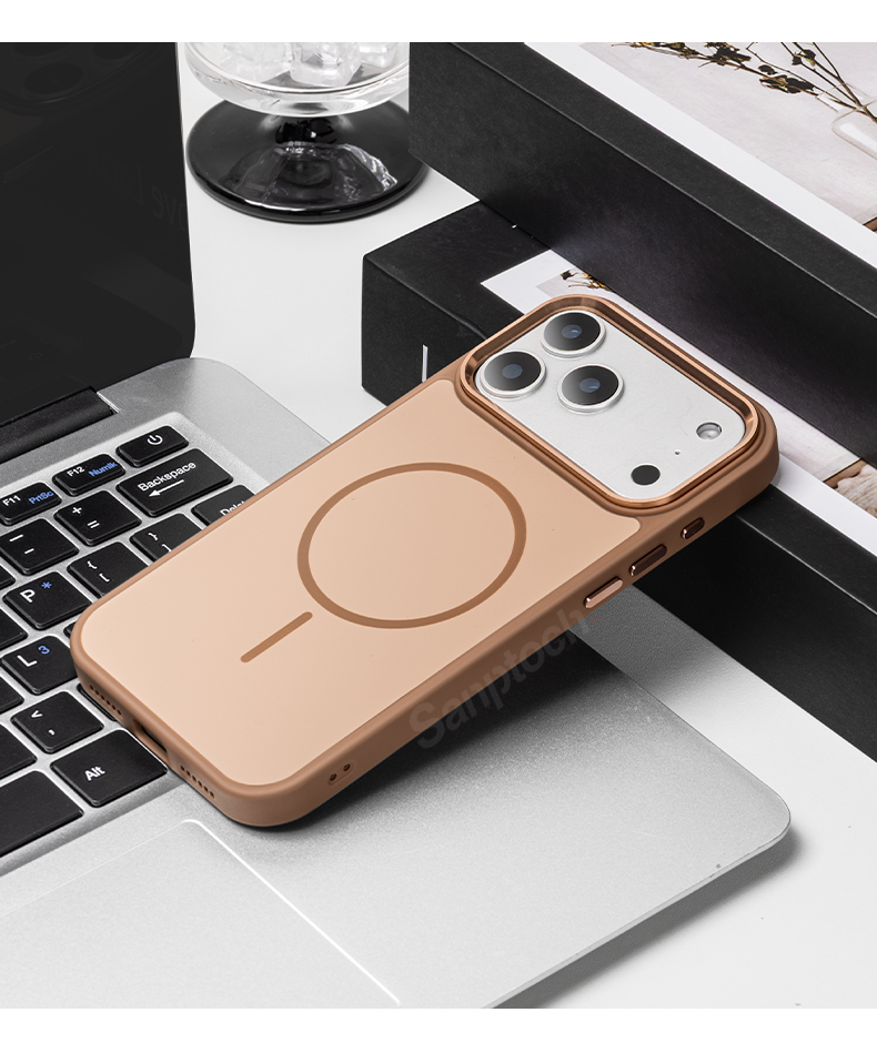 Sanptoch For Magsafe Matte Phone Case For iPhone 18 / 17 / 16 / 15 / 14 ...