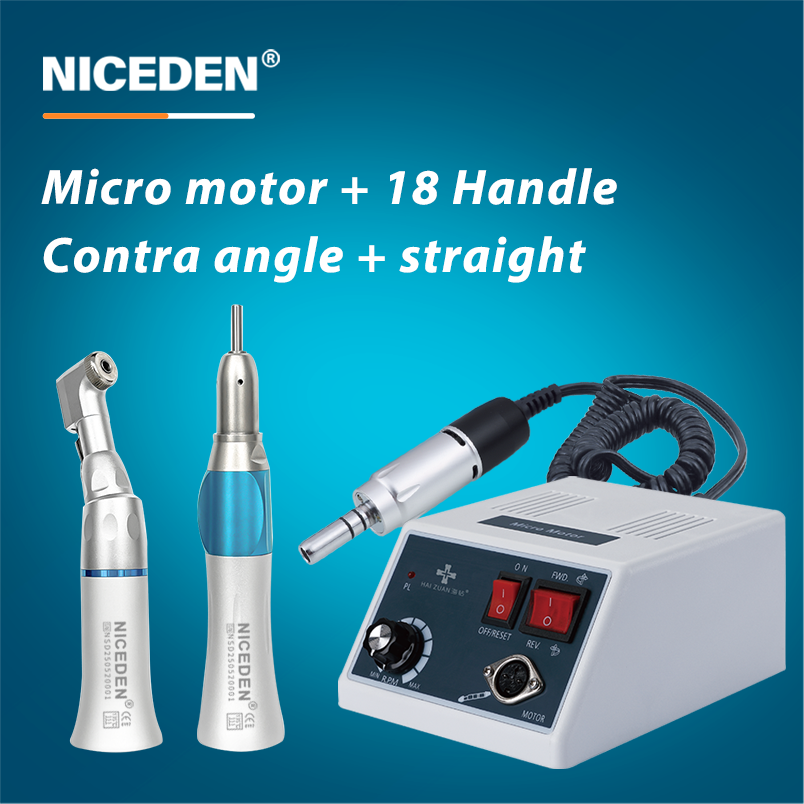 NICEDEN Dental Lab 35K 35000 RPM Strong 90 Micromotor & Foot Pedal ...