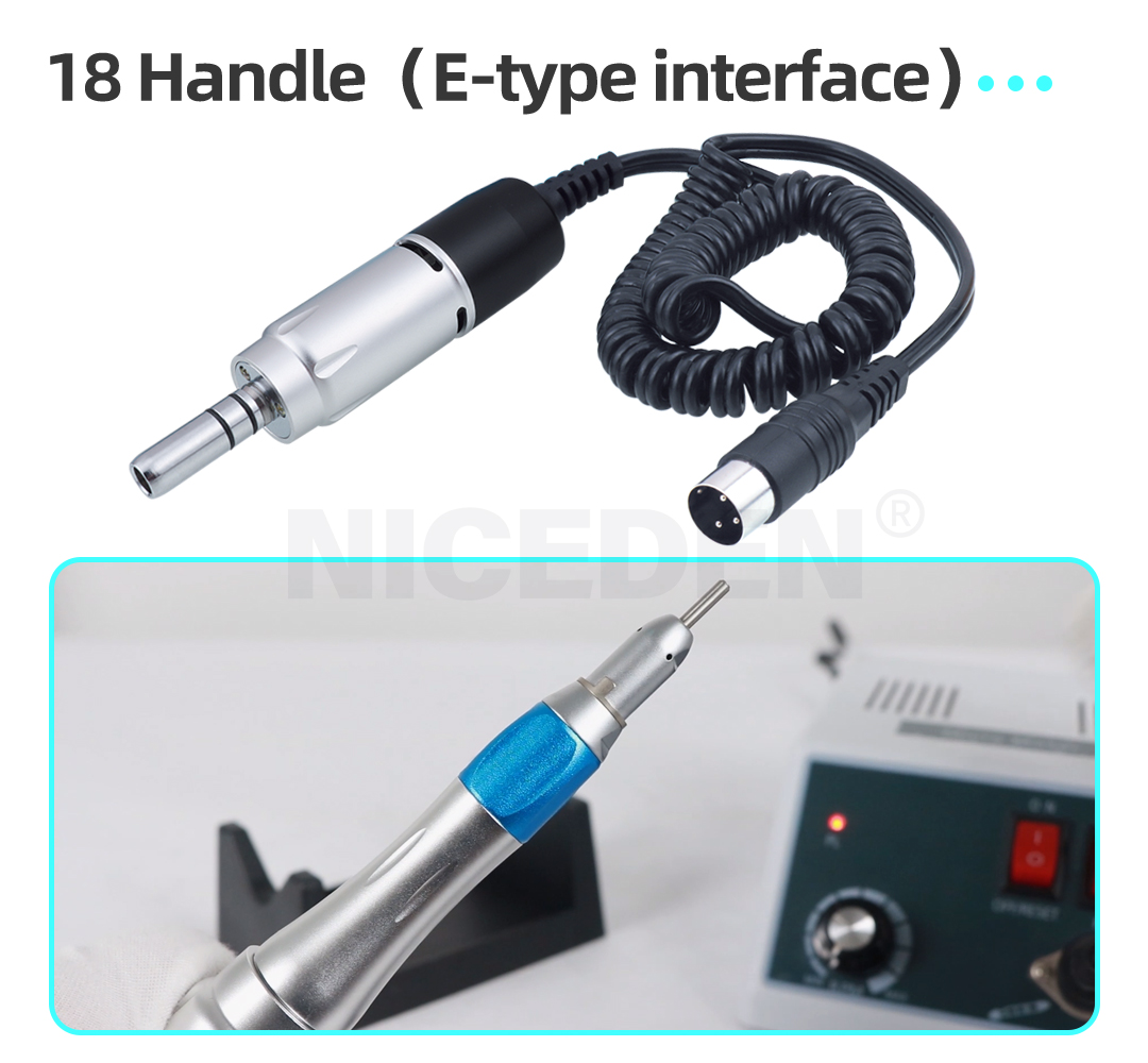 NICEDEN Dental Lab 35K 35000 RPM Strong 90 Micromotor & Foot Pedal ...