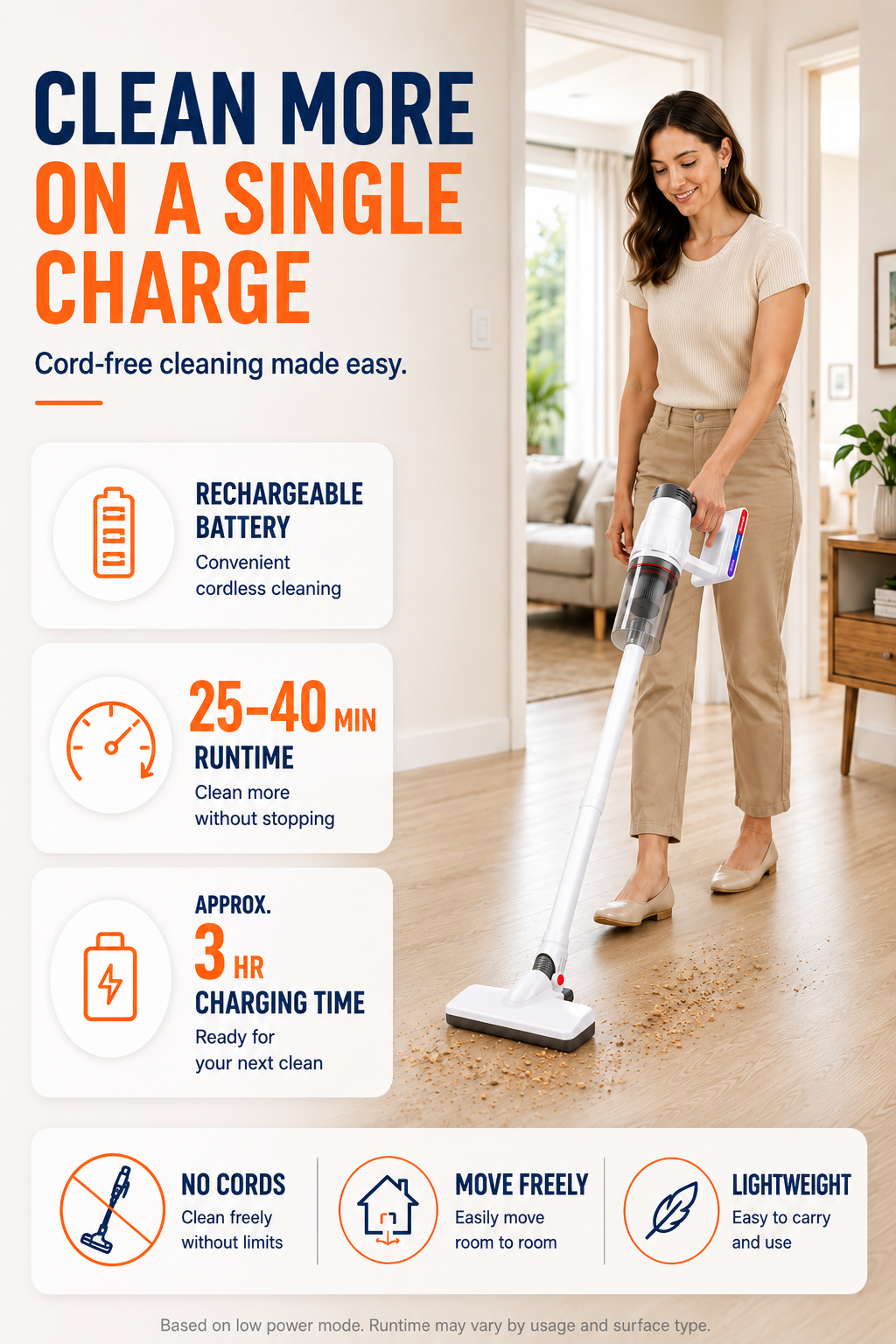 Keromee 2-in-1 Handheld Cordless Vacuum Cleaner wireless Mini Portable ...