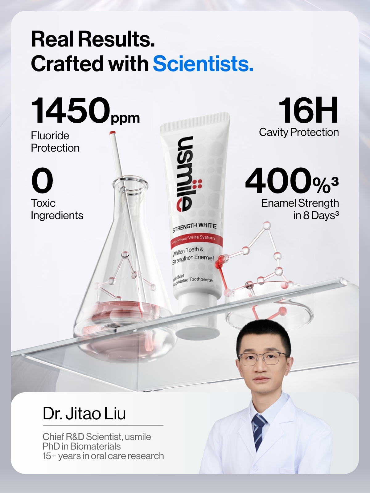 [Buy2Free2] usmile Strength+Optical White Whitening Toothpaste ...