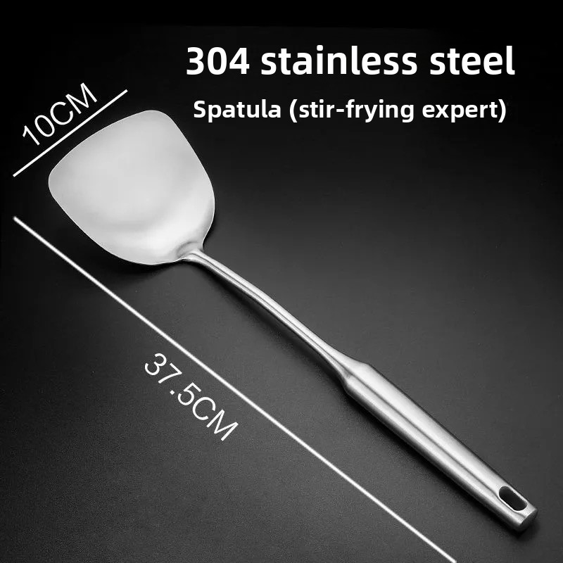 304 Stainless steel 5pcs wok spatula/wok spoon/colander/Frying spatula ...