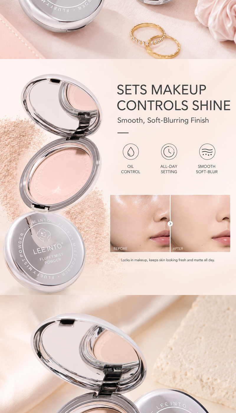 Soft Matte Powder Foundation, Concealer Brightening Long Lasting ...
