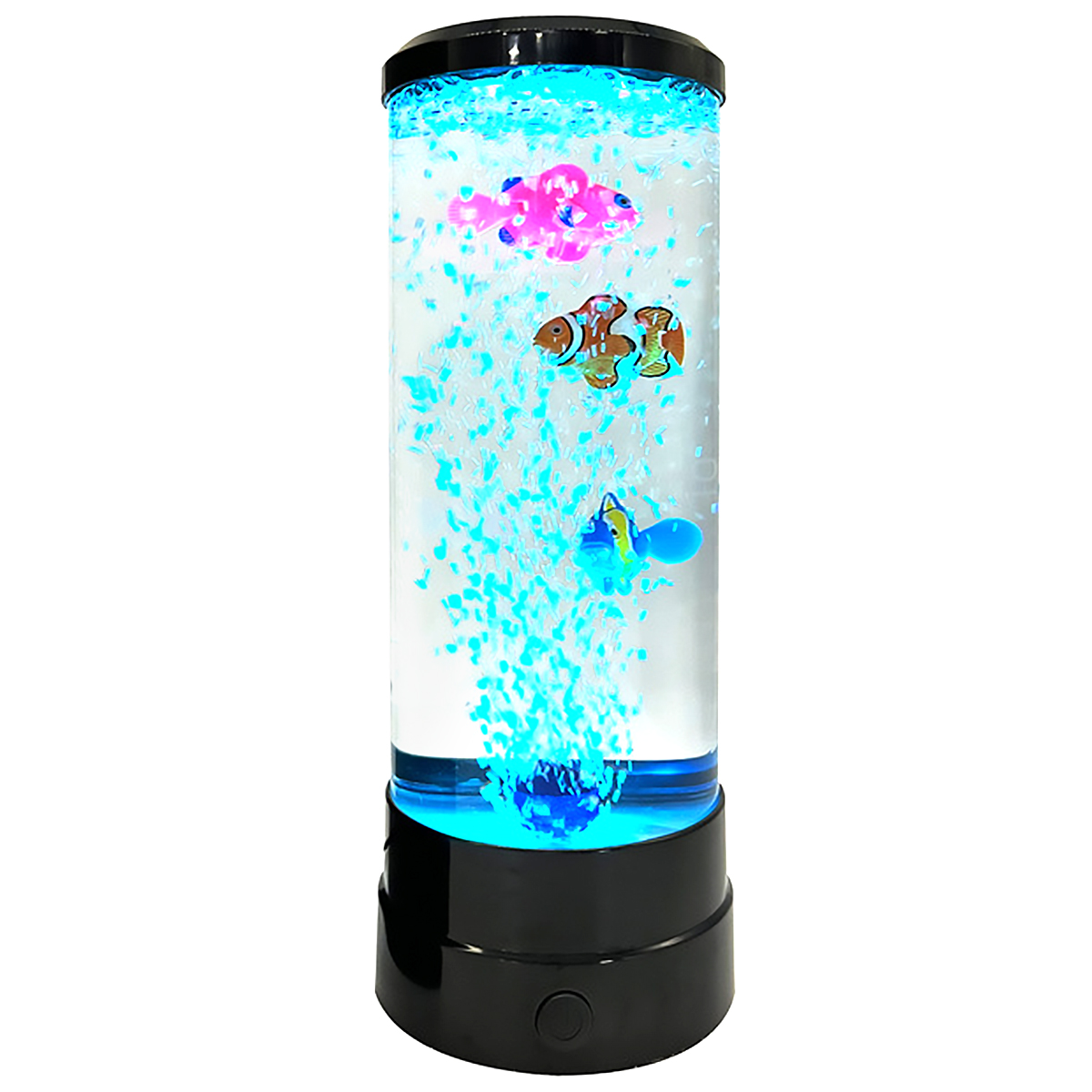 Touch Control LED Fish Bubble Lamp Multi Color Changing Simulated ...