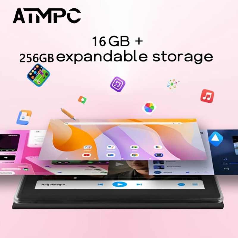 ATMPC 7-inch Android 14 tablets, 16GB storage (expandable up to 256GB ...