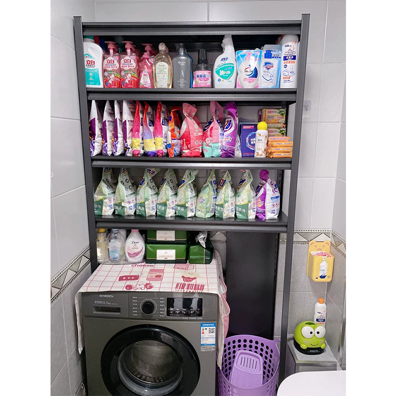 Washing machine storage rack Bathroom shelf, refrigerator shelf ...