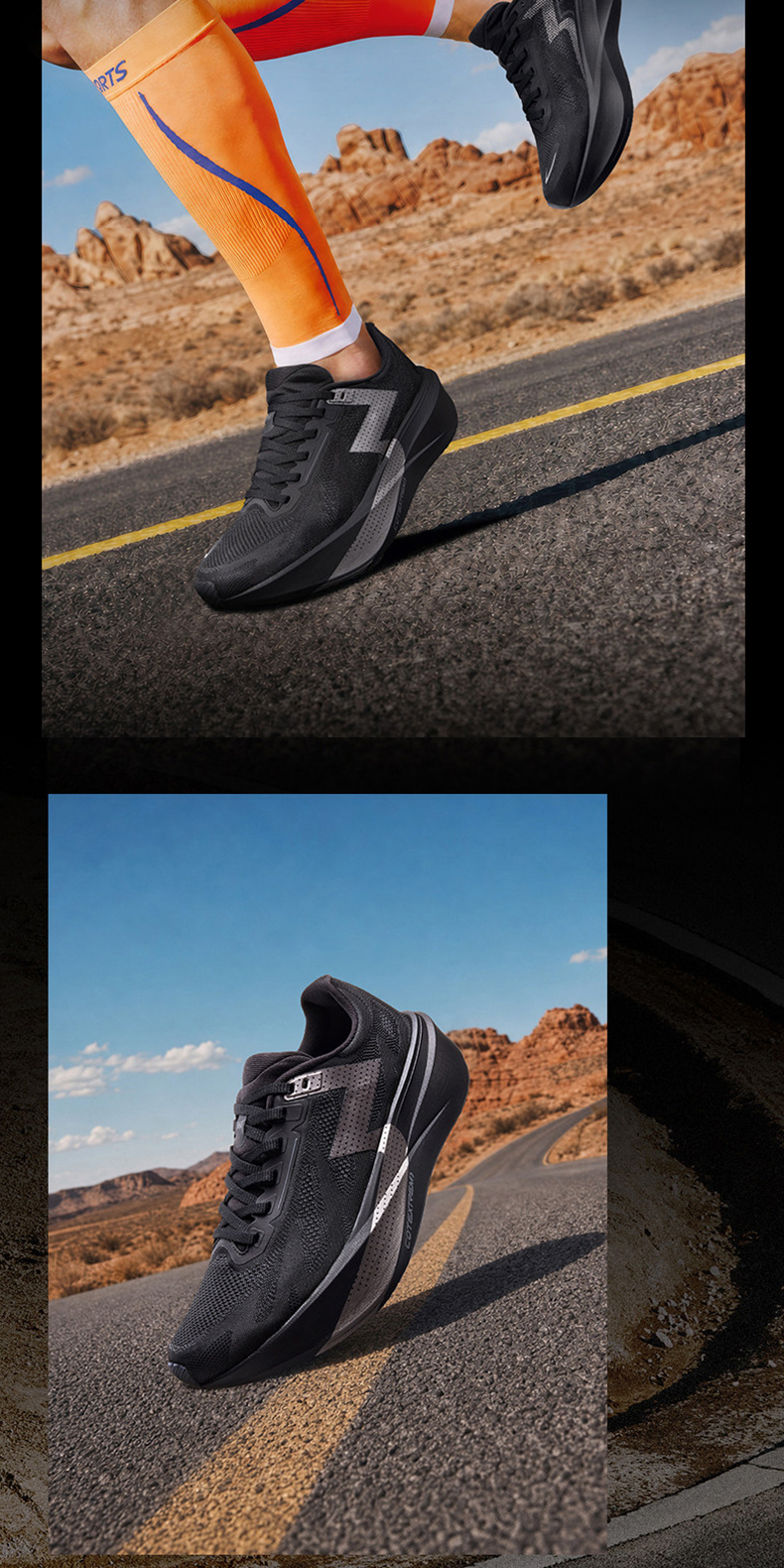 【NEW COLOR】361° MEGA 3 PRO Performance Running Shoes CQTEXTREM3 Soft ...