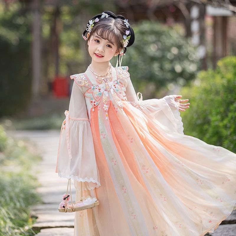 Chinese Costume Hanfu for Kids Girls DressTraditional Chinese Ancient ...
