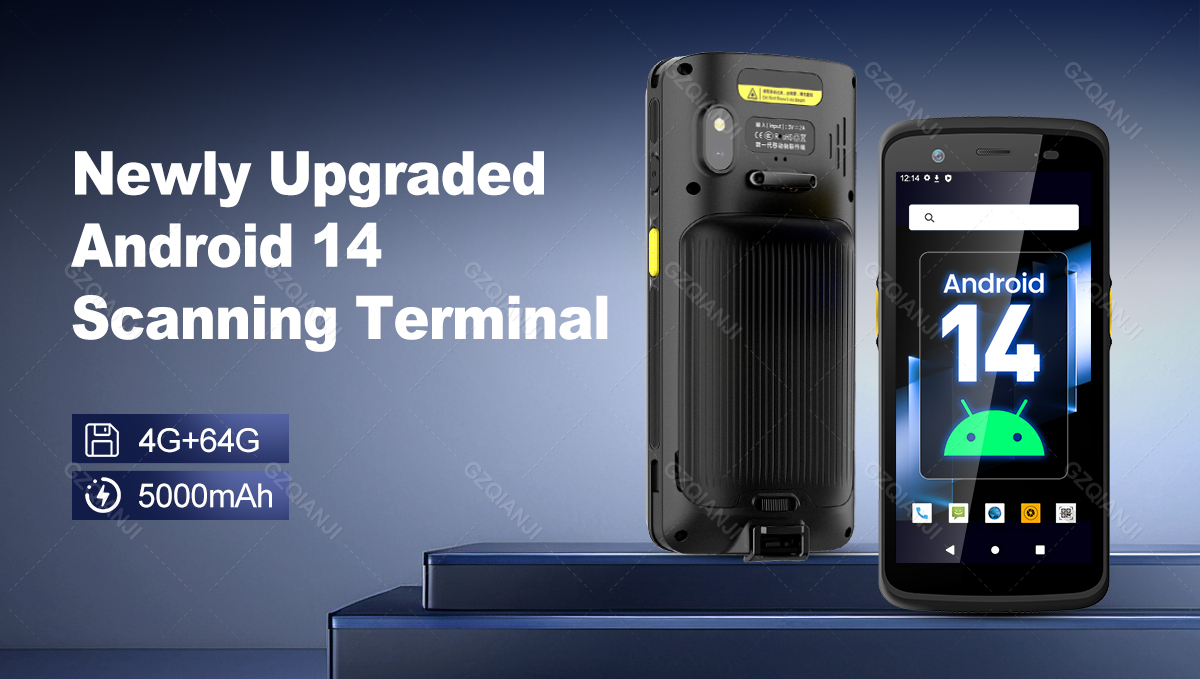 PDA Terminal Scanner 4+64GB Handheld PDA Trackand Manage Inventory ...
