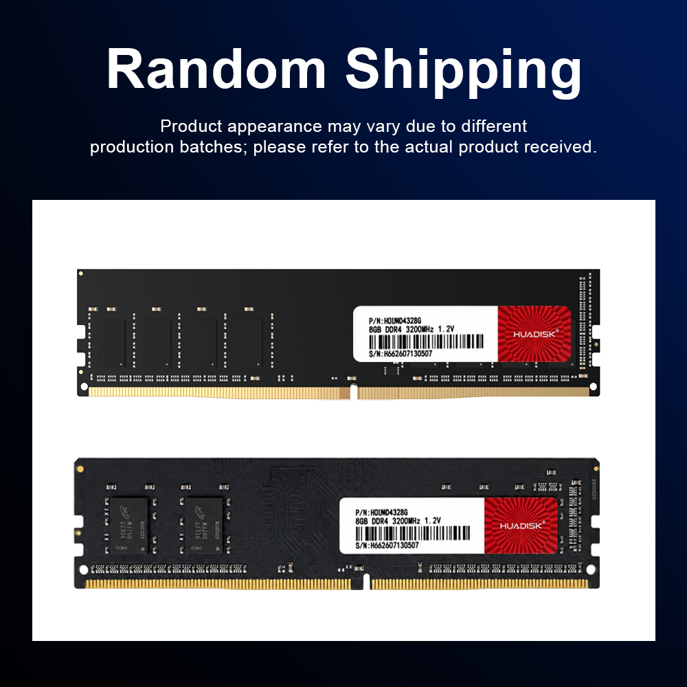 HUADISK 288Pin DDR4 Ram 8GB 16GB 32GB 3200MHz Memoria Desktop XMP2.0 ...
