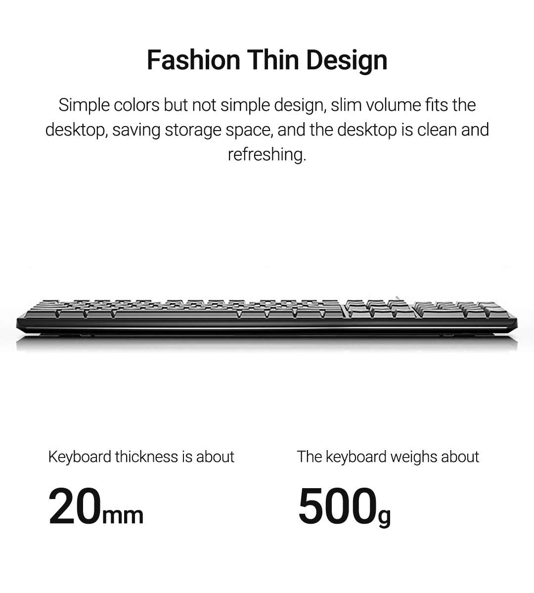Acer OAK-030 Slim Wired Keyboard and Optical Mouse Combo for Desktop ...
