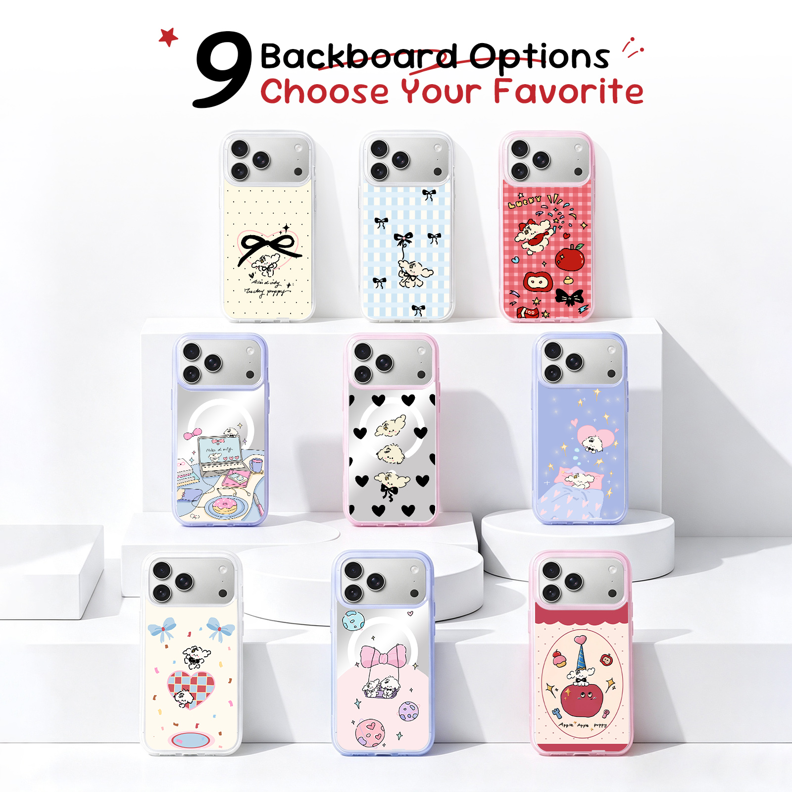 Uneed Phone Case Replaceable Back Panel Casing iPhone 17 Pro Max/iPhone ...