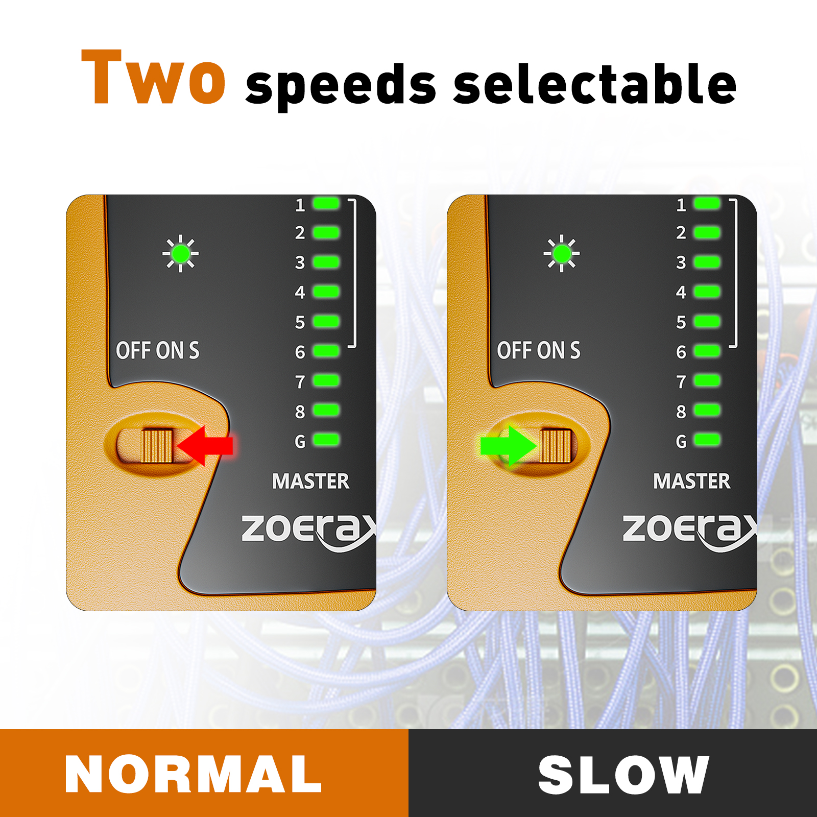 ZoeRax PoE RJ45 LAN Cable Tester Network Cable Tester RJ11 RJ12 CAT5 ...