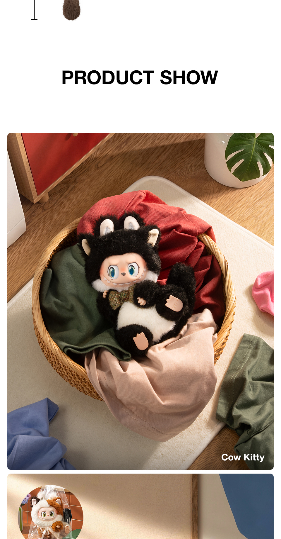 POP MART THE MONSTERS CAT MODE ON SERIES - Vinyl Plush Pendant Blind ...