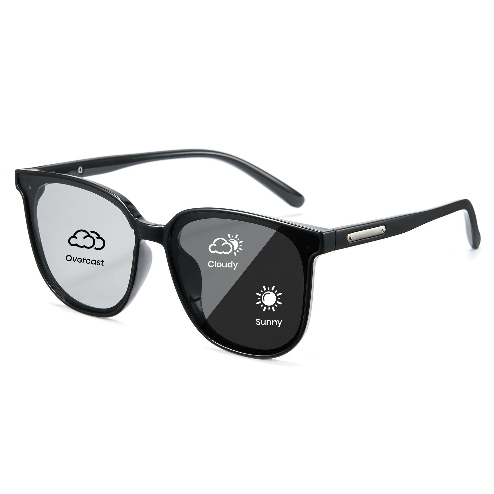 Cyxus Polarized Sunglasses UV400 Square Shape Sunglasses Eyewear Ultra ...