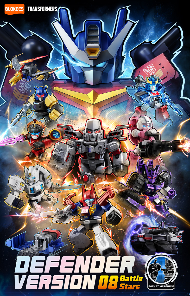 [NEW] Blokees Transformers mini Figures Defender Version 08 Battle ...