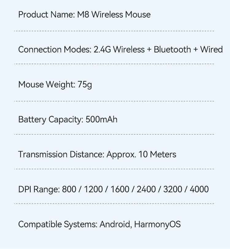 BOW Rechargeable Tri‑Mode RGB Peripherals V8 Keyboard or M8 Silent ...