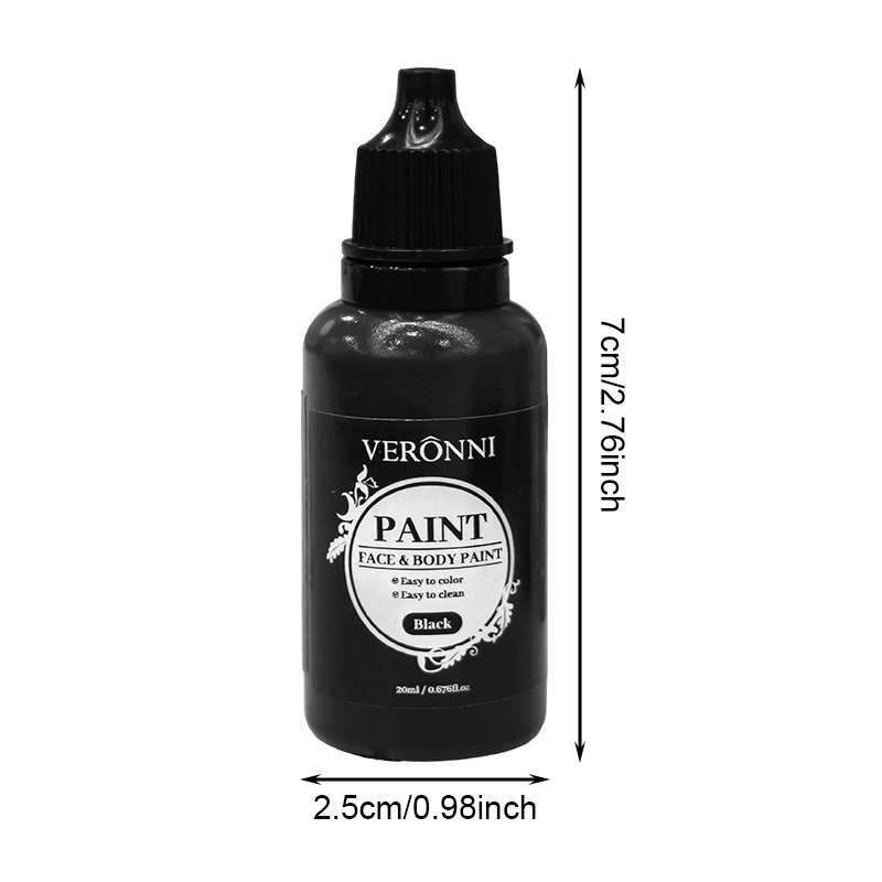 20ml Water Based Face Body Paint Liquid 13 Colors, Halloween Cosplay ...