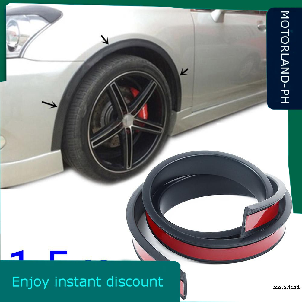 Trim Fender Flares Protection Rubber 1pc Accessories Replacement Kit