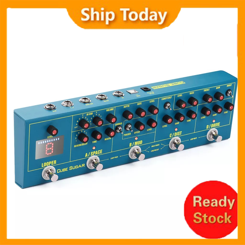 [In Stock] CUBE SUGAR Combined Effects Pedal 5 Analog Effects(Boost ...