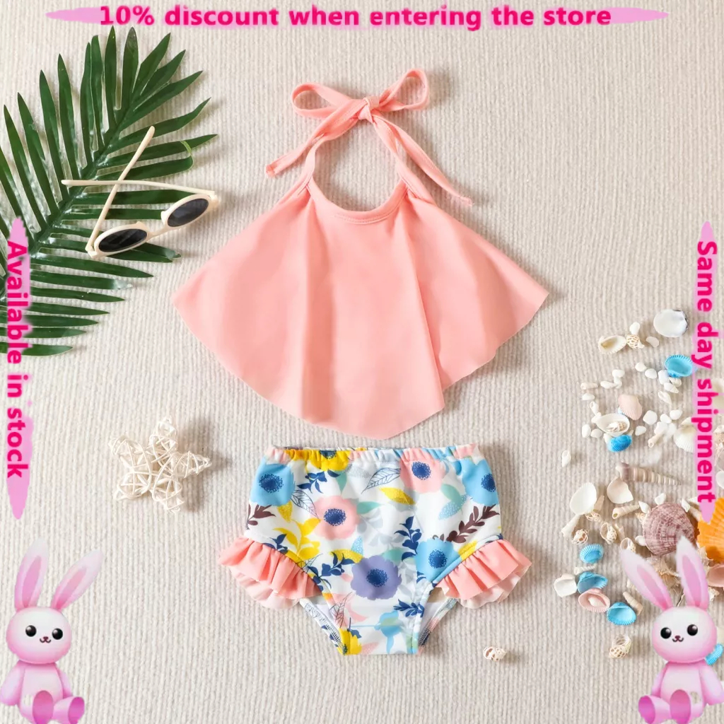 swimming suit for kids Mermaid Pink Bikini cute swimming outfit for