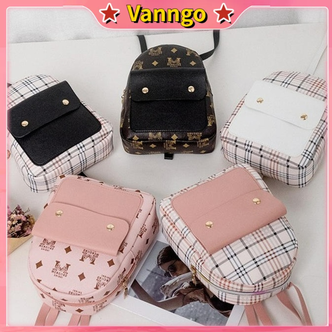 Women's fashion all-match texture small backpack Western style backpack ...