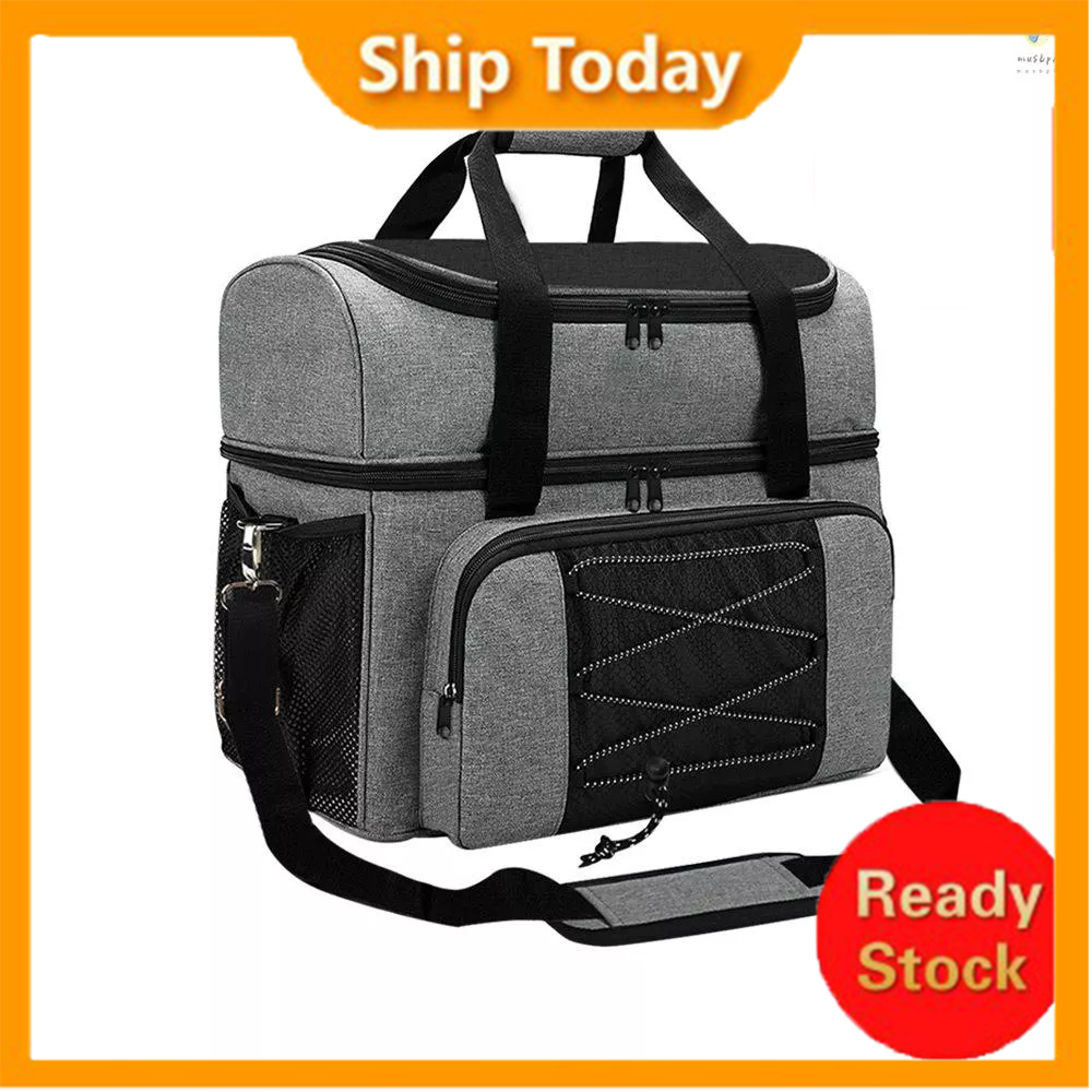 Bowling Bag for 2 Balls Portable Bowling Tote Bag with Padded Ball
