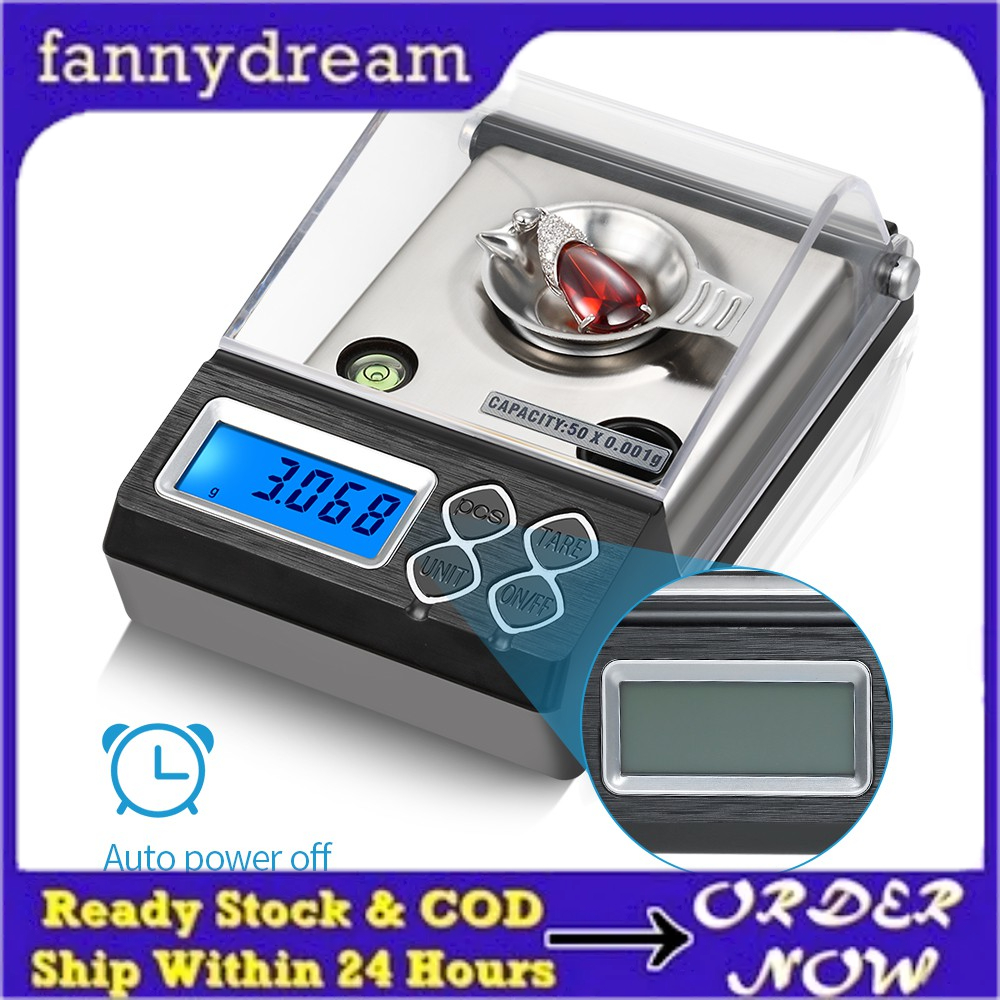 （50g/0.001g）Digital Mini Milligram Scale High-Precise Electronic Scale ...