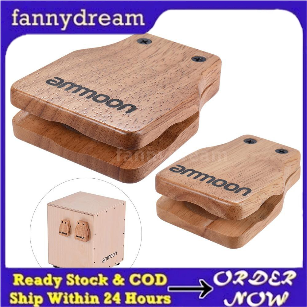 ammoon Large & Medium 2pcs Cajon Box Drum Companion Accessory