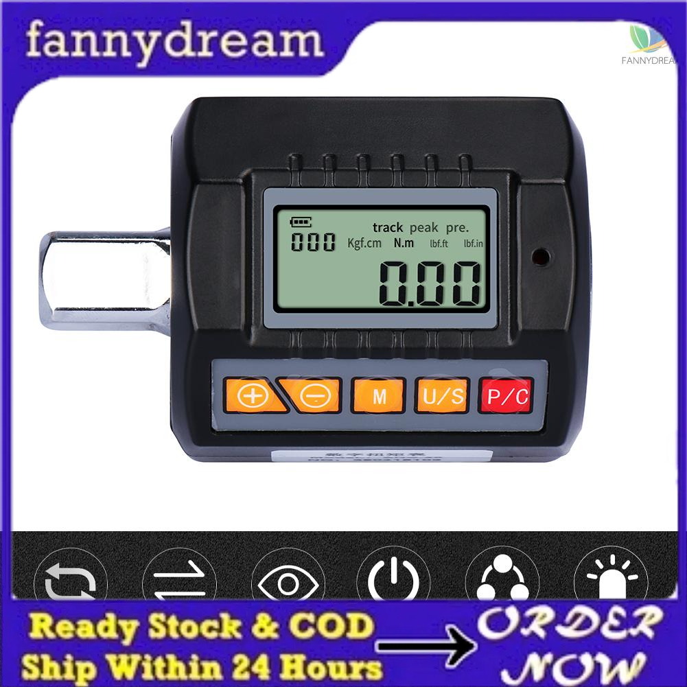 Adjustable LCD Display Screen 1/2 1/4 3/8inch Digital Torque Wrench Meter Professional Electronic Torque Meter Utility Bicycle Car Repairing Tool | Malaysia - View #6