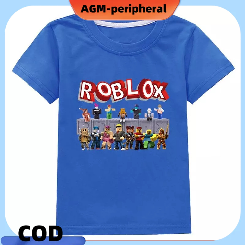 3-14 Years Old kids Roblox T-Shirt Pattern Printed Roblox Boys T-shirt ...