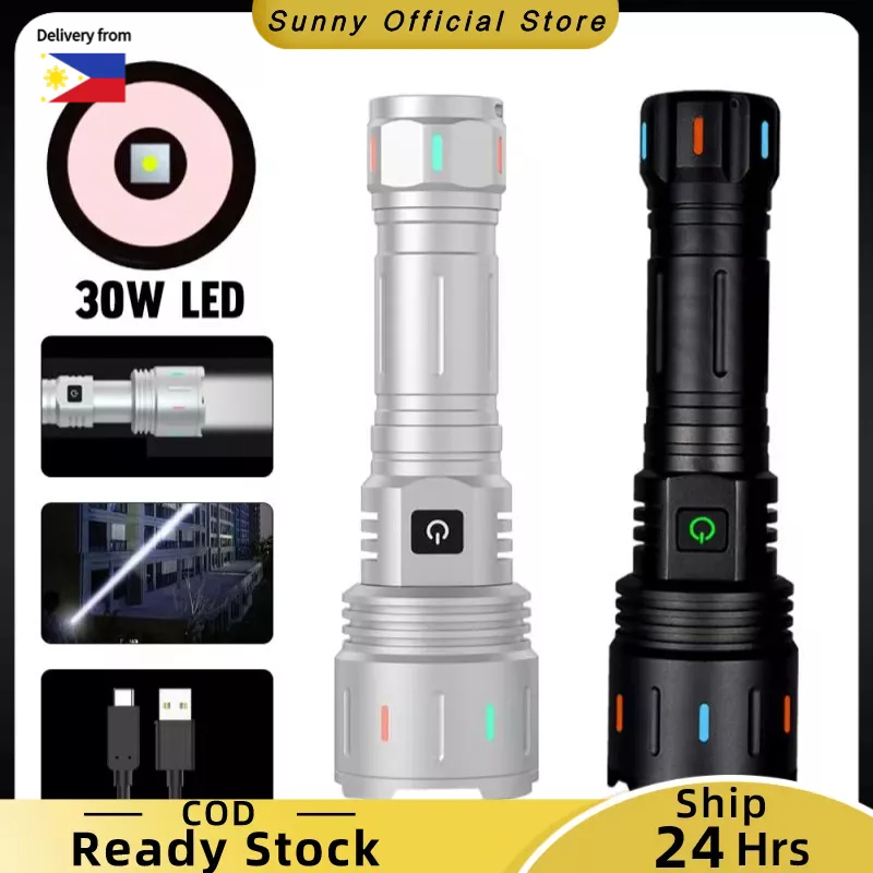 Asafee JF023 LED Flashlight Outdoor Light Laser Hand Torch 5800LM ...