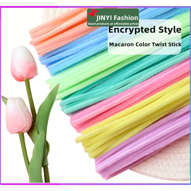 10 Pcs DIY Macaron Twist Sticks~Color Macaron Encrypted Hand Twist ...